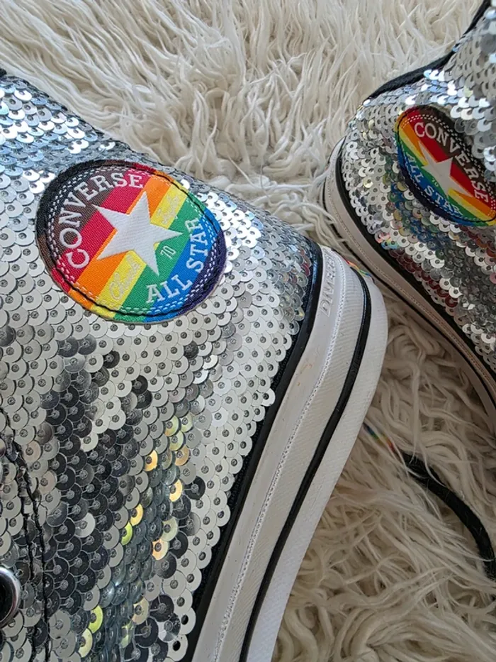 Converse rainbow LGBT+ p38 - photo numéro 7