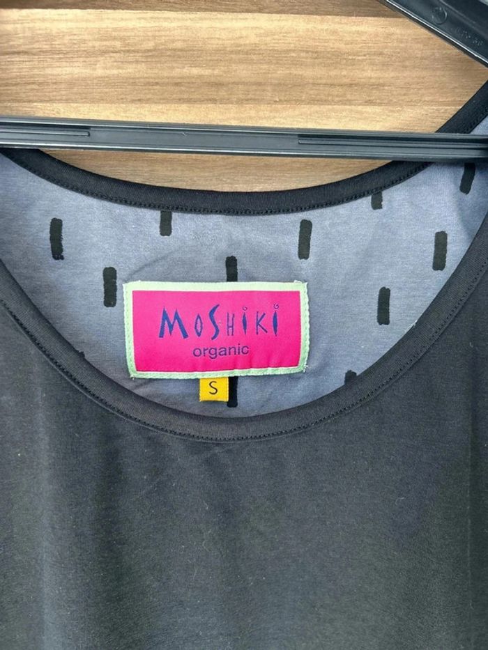 Top péplum noir ethnique Moshiki - photo numéro 2