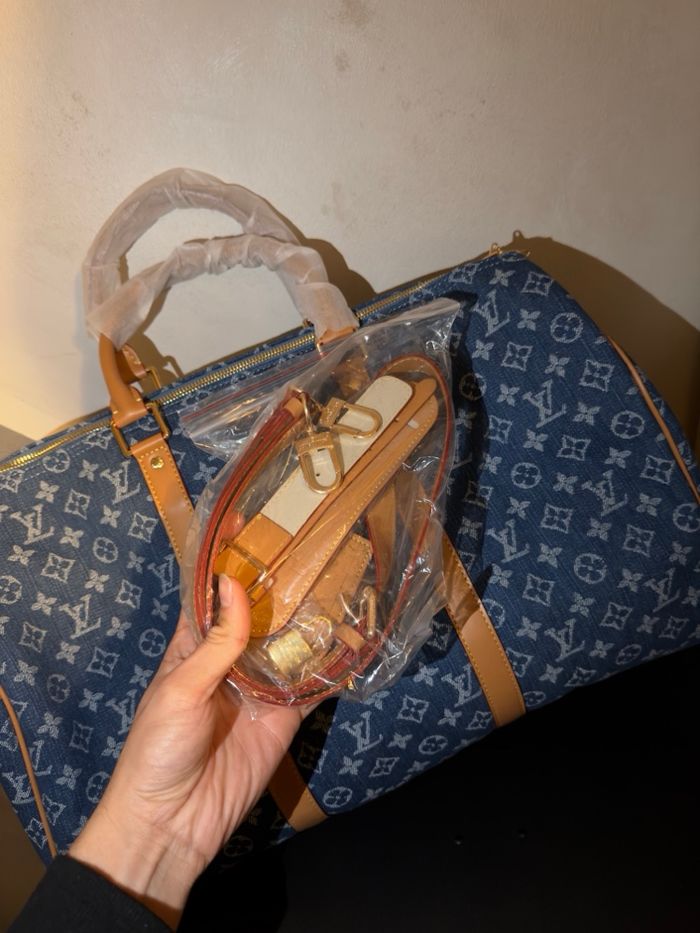 Sac de voyage Lv en denim - photo numéro 2