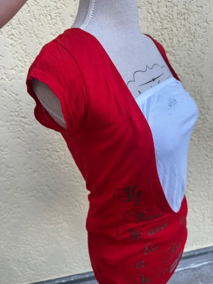 🌺Ensemble Élite rouge et blanc Taille M🌸 - photo numéro 14