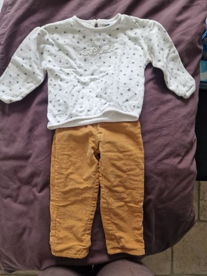 Ensemble pull pantalon 24mois