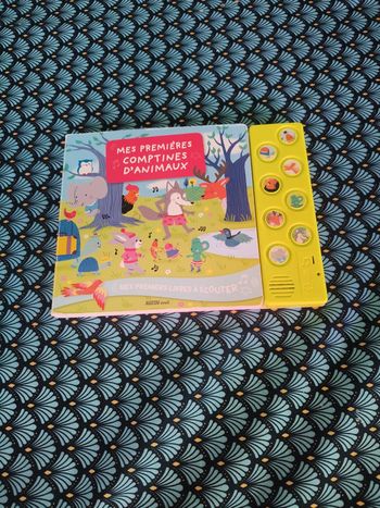Livre mes premières comptines d'animaux