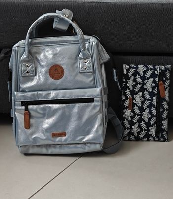 Sac à dos cabaïa S bleu clair métallisé fiji
