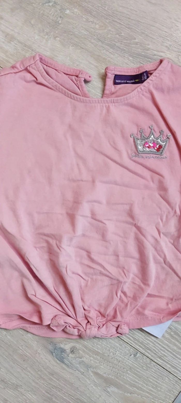 Blouse rose, manches courtes, Sergent Major, 3 ans - photo numéro 5