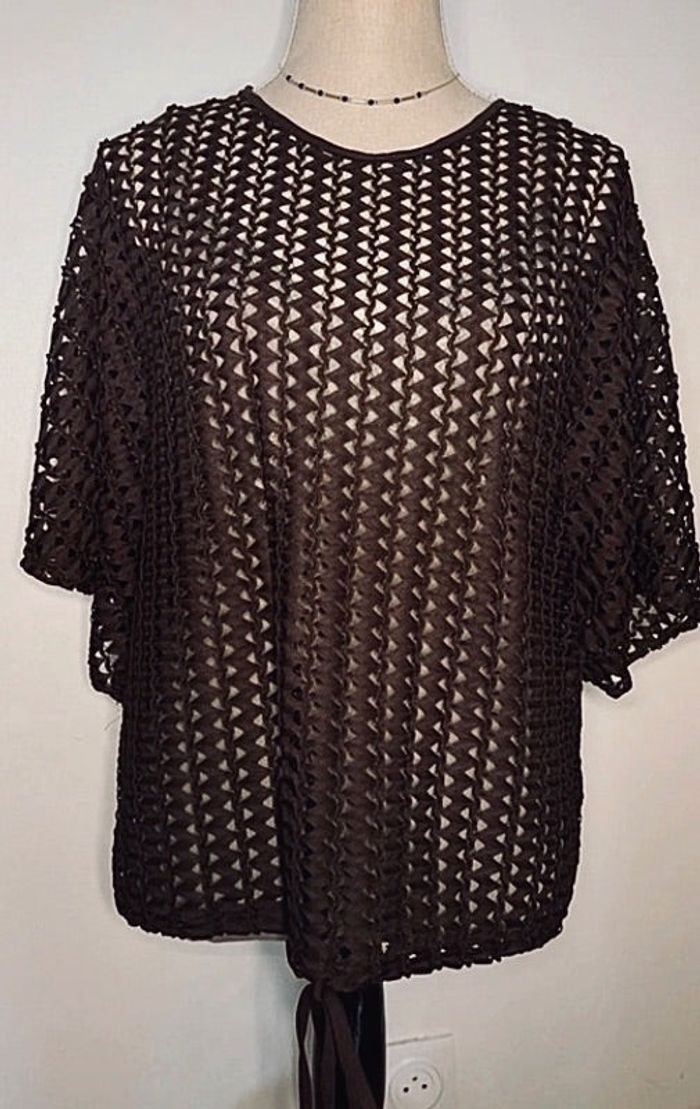 Blouse ajourée Zara trafaluc taille 38 M