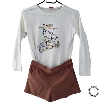 10 ans ensemble teeshirt Tape à l'oeil et short Gémo