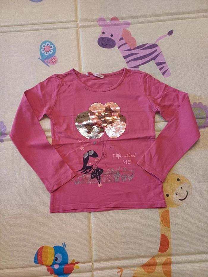 Lot 4 t-shirts manches longues 6 ans - photo numéro 2