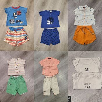 Lot été garçon 9 mois