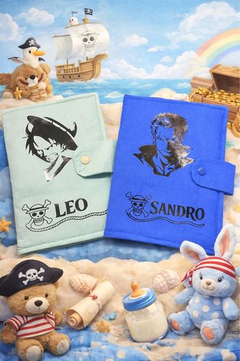 Protège carnet de santé one piece 