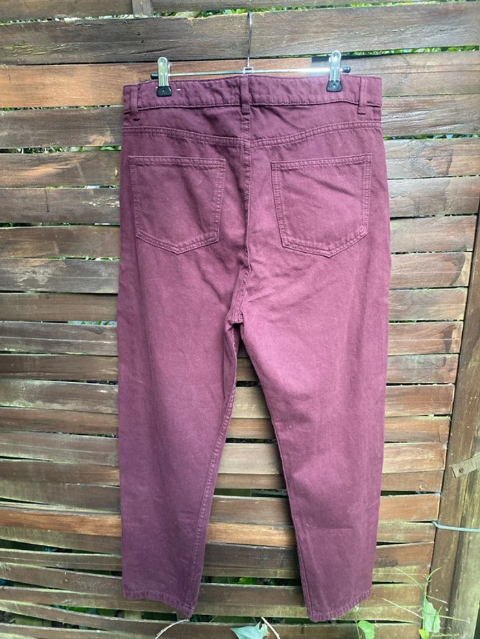 Pantalon rouge prune - photo numéro 3