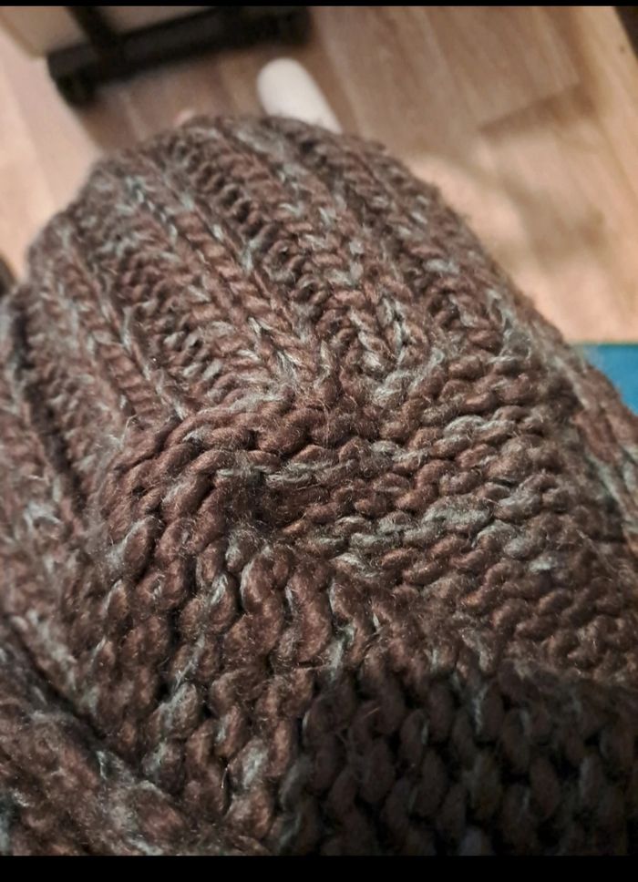 Echarpe en mailles - photo numéro 4