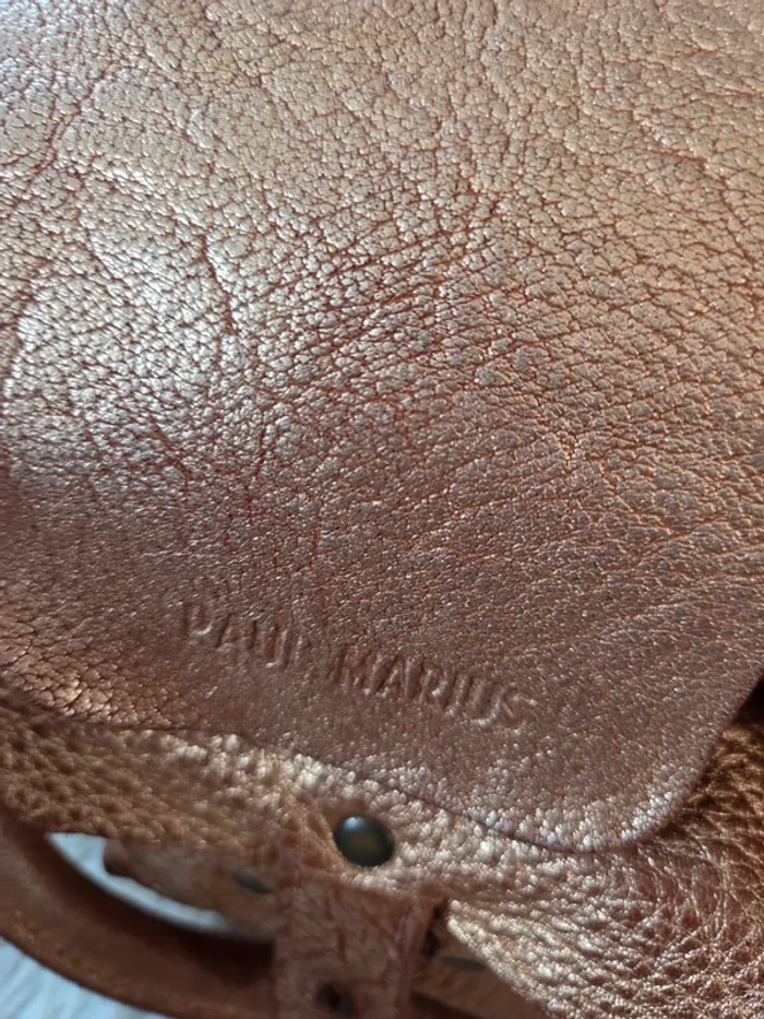 Sublime sac a main Paul Marius Rive Gauche Or rose - photo numéro 8