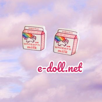 Boucles d’oreilles Fait main Licorne