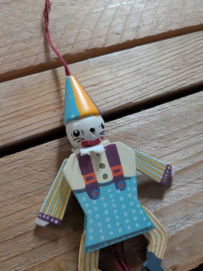 Personnage en bois vintage - photo numéro 2