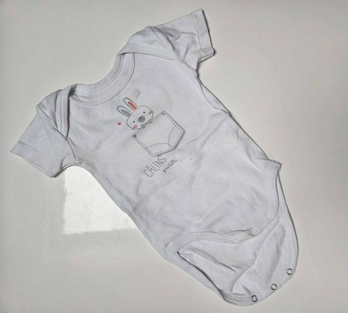 Lot de 3 bodies taille 6 mois - photo numéro 2