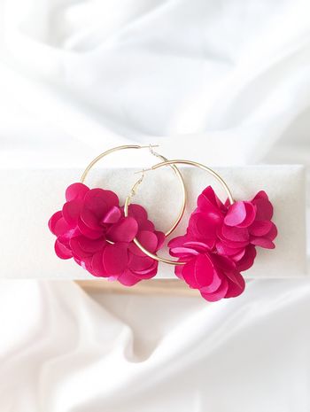 Boucles d'oreilles fleurs