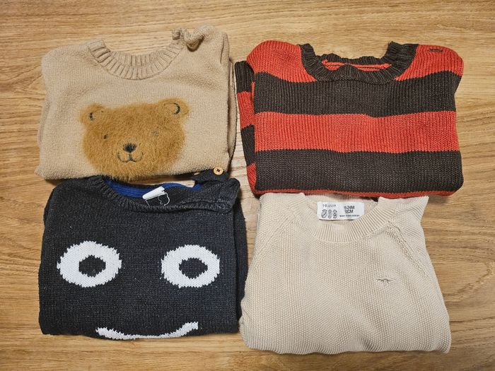 Lot pulls hiver 12-24m