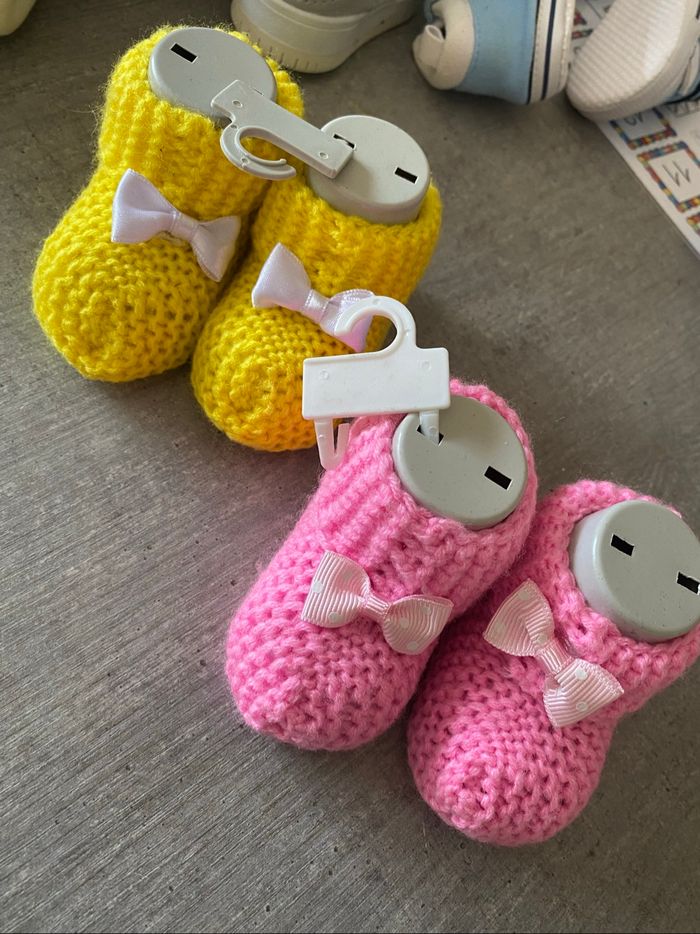 Lot de 2 paires de chaussons