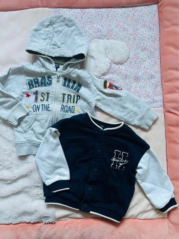 Gilet &Blouson style université 24 mois