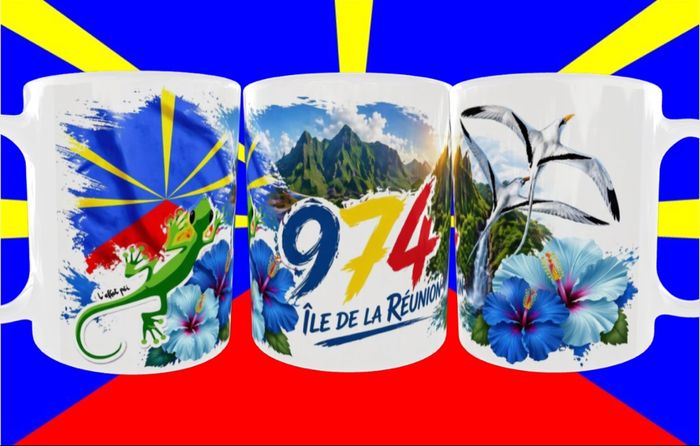 Tasse île de la réunion