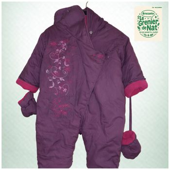 Blouson a capuche avec gants taille 67 cm 6 mois