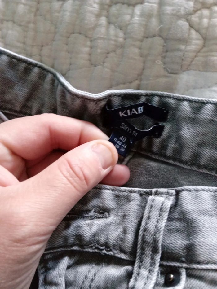 Jean slim fit gris - photo numéro 2