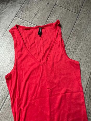 Débardeur rouge Naf naf  Taille S NEUF