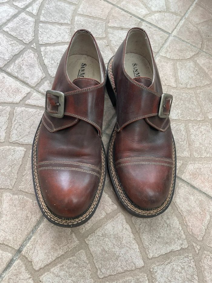 Mocassins cuir marron homme 42 San Marina - photo numéro 3