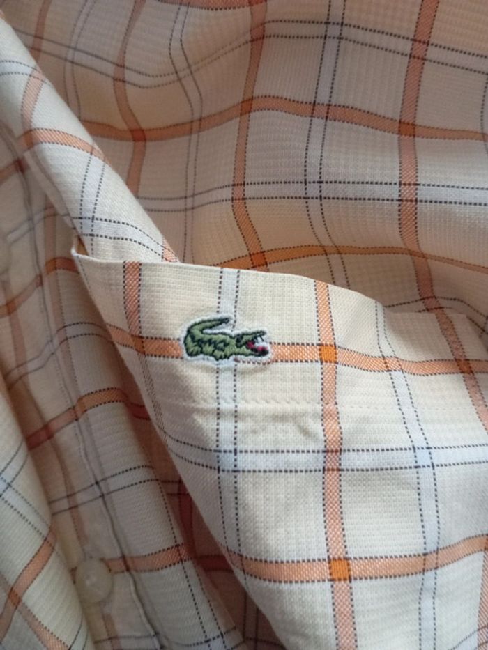 Chemise homme Lacoste t44 - photo numéro 8