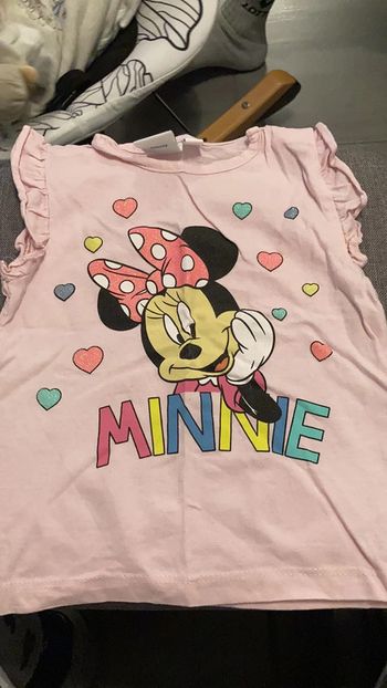 T shirt fille minnie