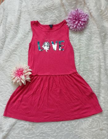 Robe d été avec sequins 10 ans