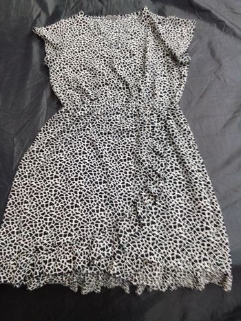 Robe imprimé noir et blanc  