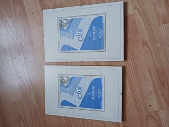 lot de 2 sous verres 20 x 30 cm avec passe partout Clix