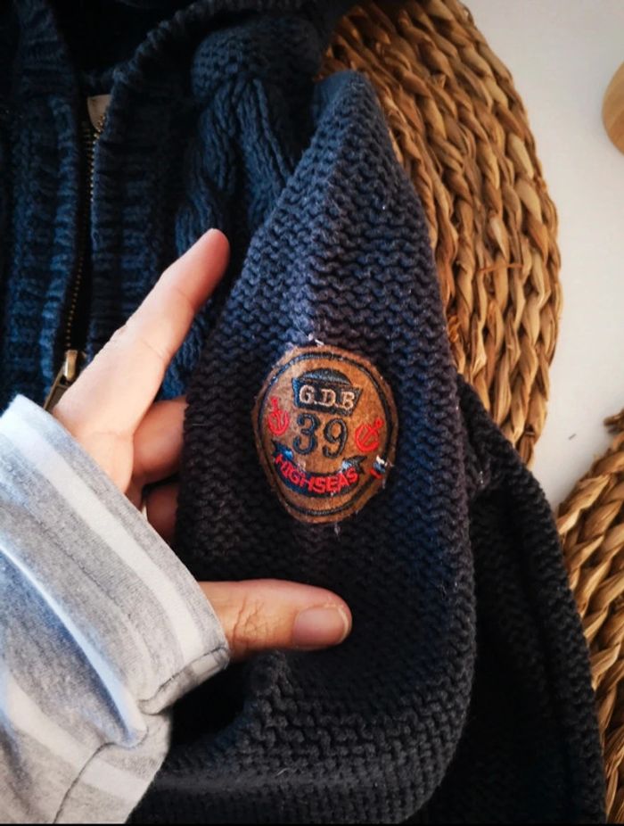 Gilet grain de blé 18M - photo numéro 3