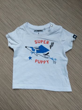 Teeshirt garçon taille 3 mois