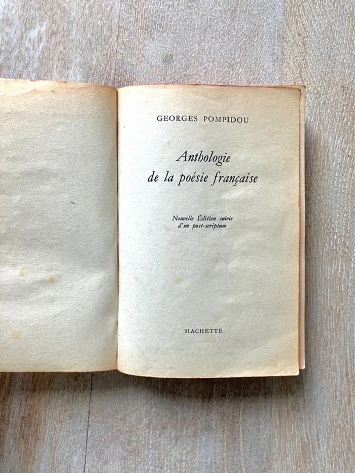 Livre de poche Anthologie de la poésie française de Georges Pompidou - photo numéro 3