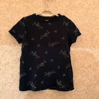 T-shirt Kiabi • noir & blanc • 10ans 🌿