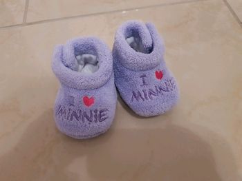 Chausson 1 mois Minnie Disney