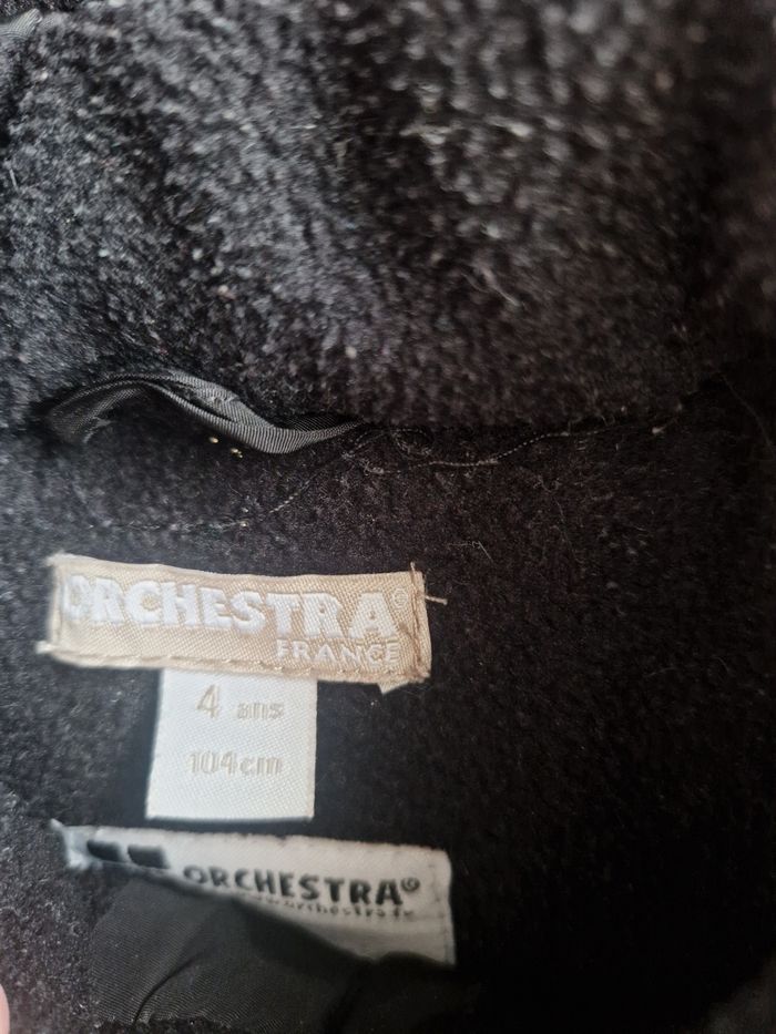 Doudoune noire garçon 4 ans Orchestra - photo numéro 2