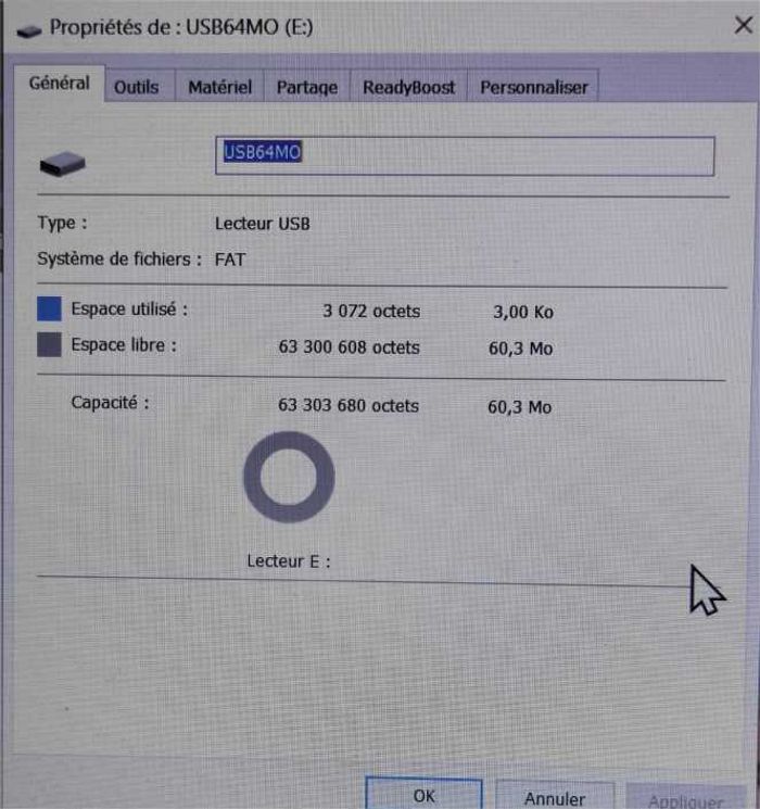 Clé USB 64MB Targa - photo numéro 5