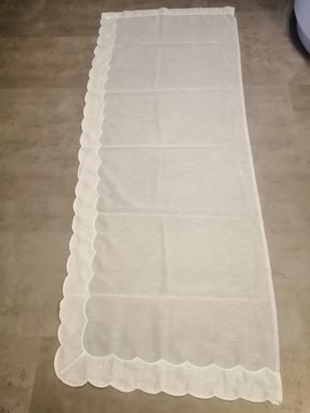 rideau voile blanc