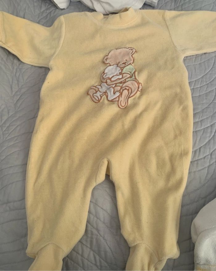 Lot de 2 pyjamas ours 3-6 Mois - photo numéro 3