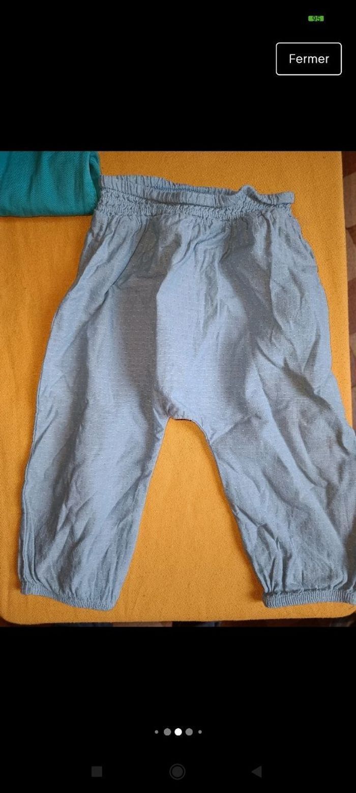 Lot pantalons fille 12 mois - photo numéro 6