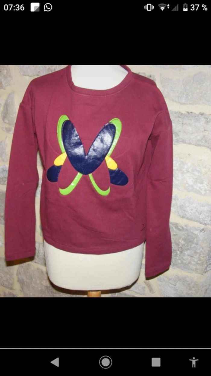 Superbe sweat neuf Naf Naf taille S soit 36/38