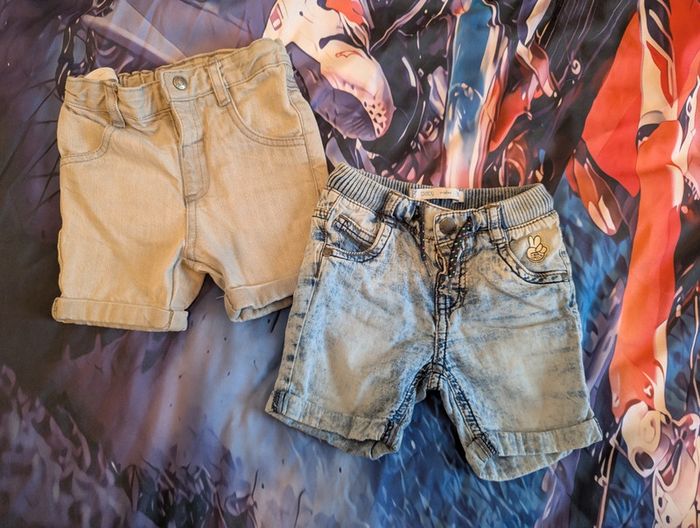 Lot de 2 shorts 18 mois