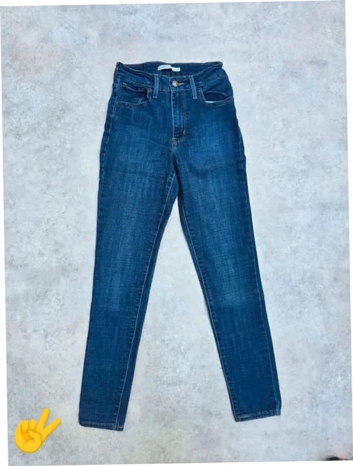Jean Levi's 721  W26|FR36 L28 coupe droit bleu Femme-Women - photo numéro 3