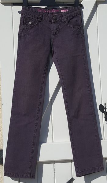 Pantalon jean violet foncé Catimini taille 8 ans