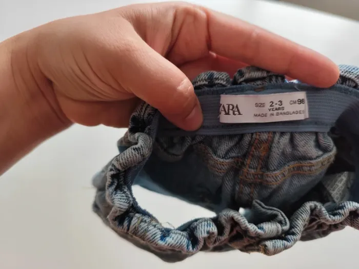 Jupe en jean 98cm - photo numéro 3