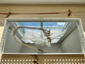 Collier sautoir coloris doré vieillis Fée clochette TBE