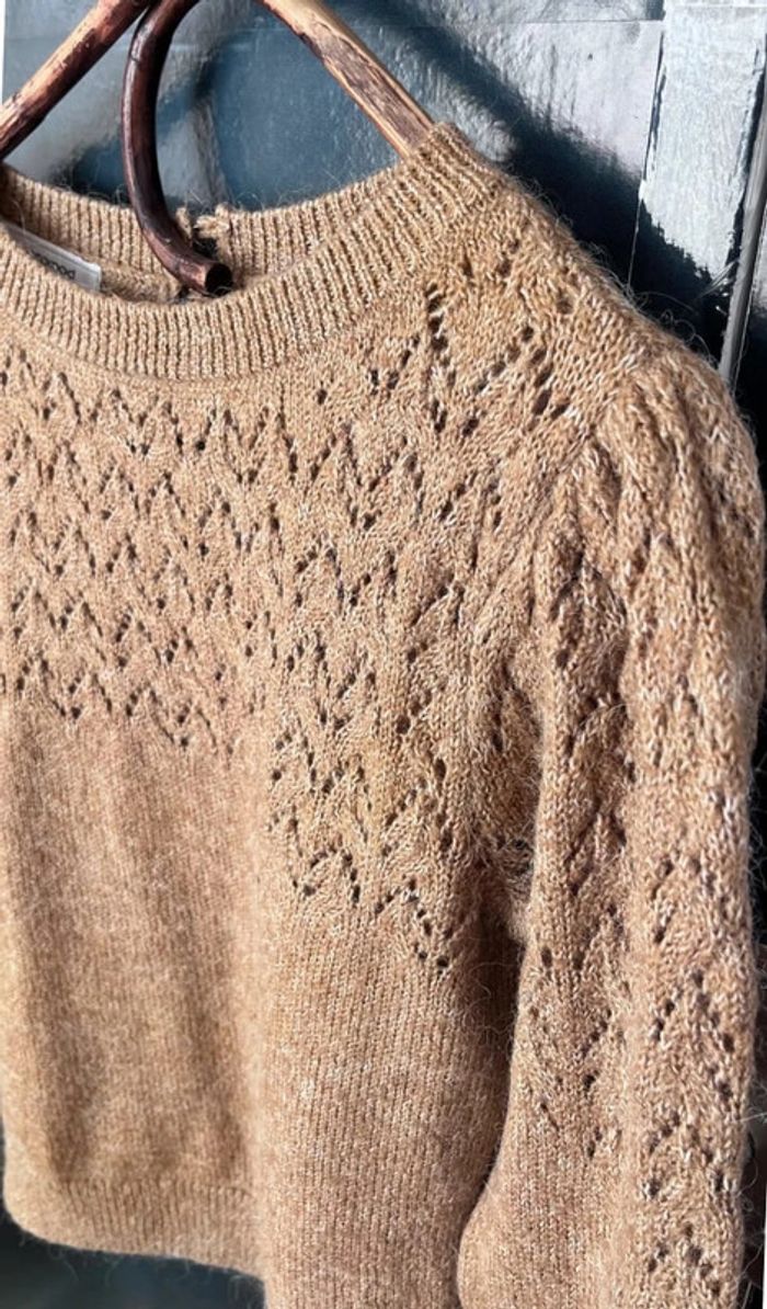 Pull ajouré avec alpaga - photo numéro 5